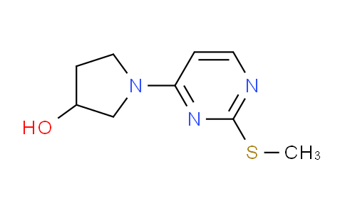 CAS No. 1261231-24-6, 1-(2-(Methylthio)pyrimidin-4-yl)pyrrolidin-3-ol