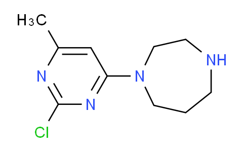 CAS No. 502133-57-5, 1-(2-Chloro-6-methylpyrimidin-4-yl)-1,4-diazepane