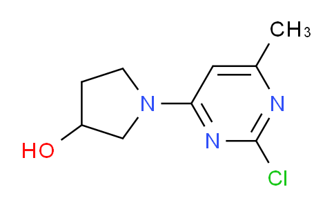 CAS No. 1261232-41-0, 1-(2-Chloro-6-methylpyrimidin-4-yl)pyrrolidin-3-ol