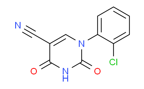 CAS No. 75838-07-2, 1-(2-Chlorophenyl)-2,4-dioxo-1,2,3,4-tetrahydropyrimidine-5-carbonitrile