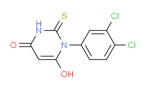 CAS No. 340216-43-5, 1-(3,4-Dichlorophenyl)-6-hydroxy-2-thioxo-2,3-dihydropyrimidin-4(1H)-one