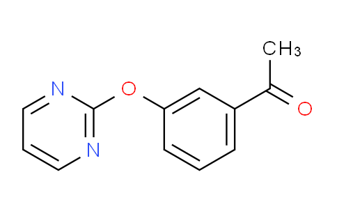 CAS No. 339105-37-2, 1-(3-(Pyrimidin-2-yloxy)phenyl)ethanone