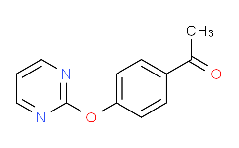 CAS No. 182141-36-2, 1-(4-(Pyrimidin-2-yloxy)phenyl)ethanone