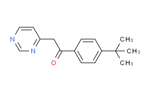 CAS No. 849021-29-0, 1-(4-(tert-Butyl)phenyl)-2-(pyrimidin-4-yl)ethanone