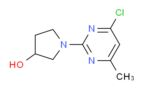 CAS No. 1261234-29-0, 1-(4-Chloro-6-methylpyrimidin-2-yl)pyrrolidin-3-ol
