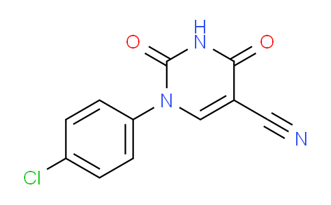 CAS No. 75837-75-1, 1-(4-Chlorophenyl)-2,4-dioxo-1,2,3,4-tetrahydropyrimidine-5-carbonitrile