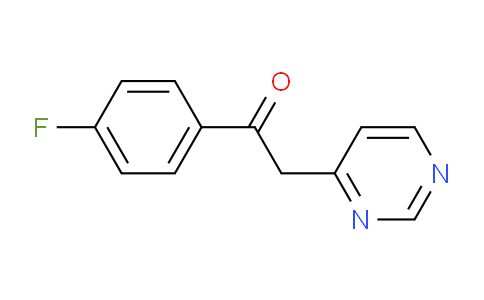 CAS No. 36827-98-2, 1-(4-Fluorophenyl)-2-(pyrimidin-4-yl)ethanone
