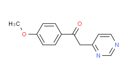 CAS No. 36827-95-9, 1-(4-Methoxyphenyl)-2-(pyrimidin-4-yl)ethanone