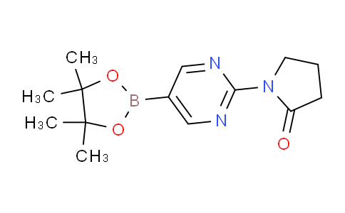 CAS No. 1355389-17-1, 1-(5-(4,4,5,5-Tetramethyl-1,3,2-dioxaborolan-2-yl)pyrimidin-2-yl)pyrrolidin-2-one