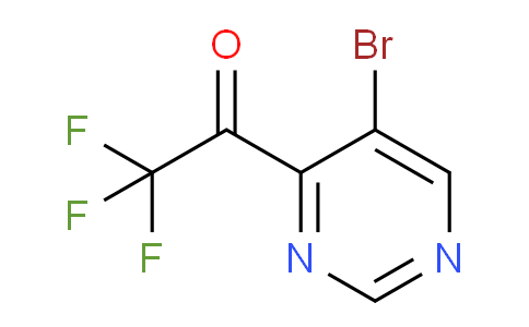 CAS No. 1375303-77-7, 1-(5-Bromopyrimidin-4-yl)-2,2,2-trifluoroethanone