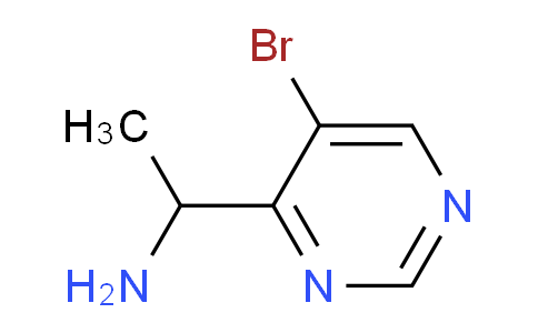 CAS No. 1260880-94-1, 1-(5-Bromopyrimidin-4-yl)ethanamine