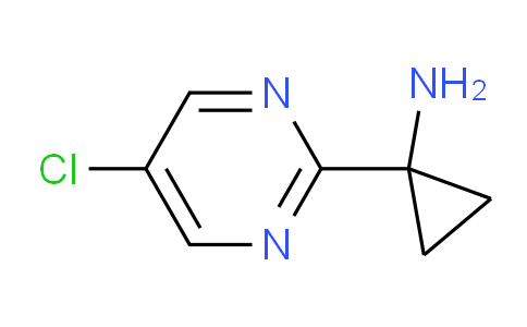 CAS No. 1422422-90-9, 1-(5-Chloropyrimidin-2-yl)cyclopropanamine
