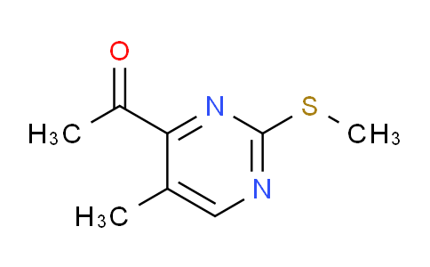 CAS No. 1823887-76-8, 1-(5-Methyl-2-(methylthio)pyrimidin-4-yl)ethanone