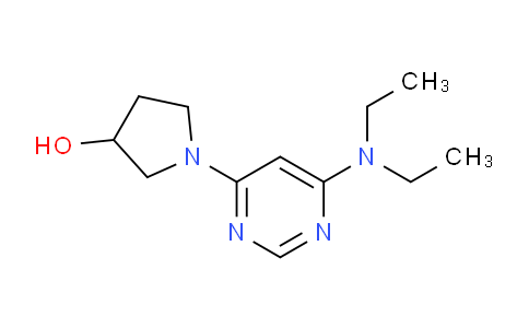 CAS No. 1353985-49-5, 1-(6-(Diethylamino)pyrimidin-4-yl)pyrrolidin-3-ol