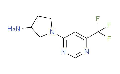 CAS No. 1713462-58-8, 1-(6-(Trifluoromethyl)pyrimidin-4-yl)pyrrolidin-3-amine