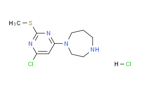 CAS No. 1353967-11-9, 1-(6-Chloro-2-(methylthio)pyrimidin-4-yl)-1,4-diazepane hydrochloride