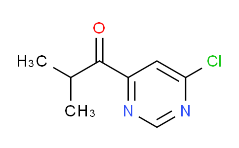 CAS No. 1956328-40-7, 1-(6-Chloropyrimidin-4-yl)-2-methylpropan-1-one