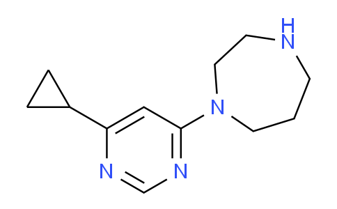 CAS No. 1707566-42-4, 1-(6-Cyclopropylpyrimidin-4-yl)-1,4-diazepane