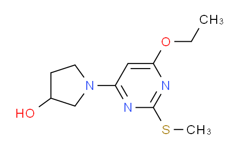 CAS No. 1353974-51-2, 1-(6-Ethoxy-2-(methylthio)pyrimidin-4-yl)pyrrolidin-3-ol