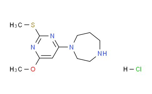 CAS No. 1353958-23-2, 1-(6-Methoxy-2-(methylthio)pyrimidin-4-yl)-1,4-diazepane hydrochloride