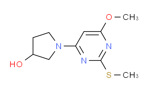 CAS No. 1353985-21-3, 1-(6-Methoxy-2-(methylthio)pyrimidin-4-yl)pyrrolidin-3-ol