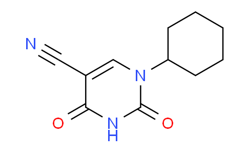 CAS No. 6301-31-1, 1-Cyclohexyl-2,4-dioxo-1,2,3,4-tetrahydropyrimidine-5-carbonitrile