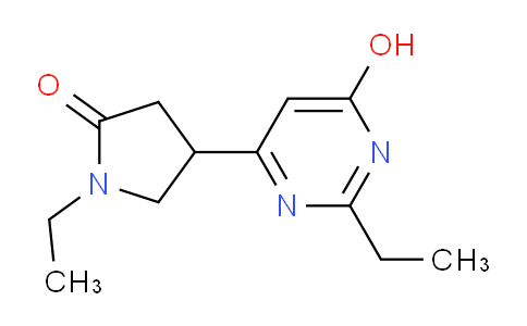 CAS No. 1707735-28-1, 1-Ethyl-4-(2-ethyl-6-hydroxypyrimidin-4-yl)pyrrolidin-2-one