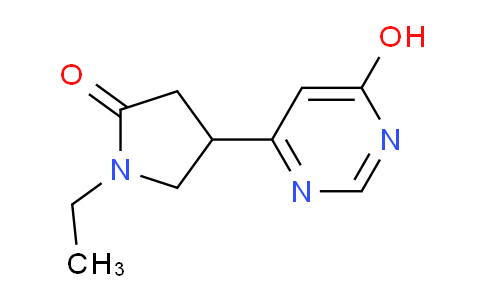 CAS No. 1708288-55-4, 1-Ethyl-4-(6-hydroxypyrimidin-4-yl)pyrrolidin-2-one