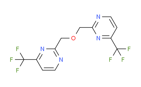 CAS No. 1346808-72-7, 2,2'-(Oxybis(methylene))bis(4-(trifluoromethyl)pyrimidine)