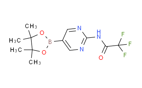 CAS No. 1218789-37-7, 2,2,2-Trifluoro-N-(5-(4,4,5,5-tetramethyl-1,3,2-dioxaborolan-2-yl)pyrimidin-2-yl)acetamide