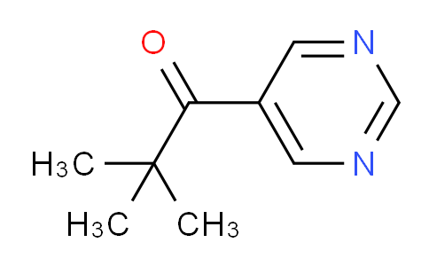 CAS No. 103686-53-9, 2,2-Dimethyl-1-(pyrimidin-5-yl)propan-1-one
