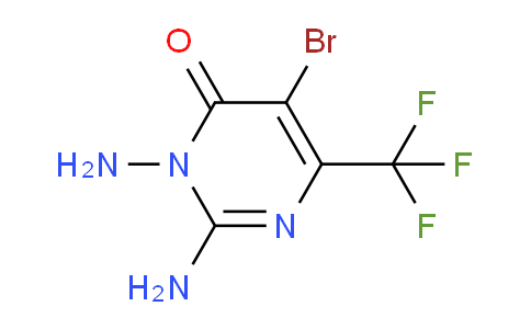 CAS No. 95095-46-8, 2,3-Diamino-5-bromo-6-(trifluoromethyl)pyrimidin-4(3H)-one