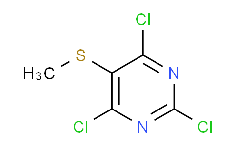 CAS No. 24795-76-4, 2,4,6-Trichloro-5-(methylthio)pyrimidine