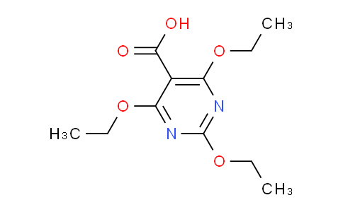 CAS No. 4320-00-7, 2,4,6-Triethoxypyrimidine-5-carboxylic acid