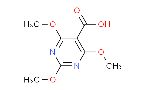 CAS No. 4319-98-6, 2,4,6-Trimethoxypyrimidine-5-carboxylic acid