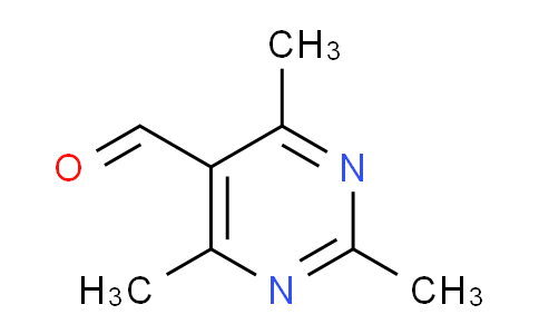 CAS No. 90905-56-9, 2,4,6-Trimethylpyrimidine-5-carbaldehyde