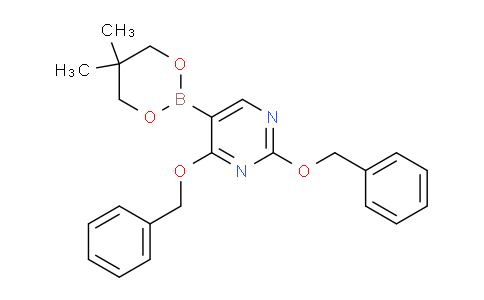 CAS No. 1072944-91-2, 2,4-Bis(benzyloxy)-5-(5,5-dimethyl-1,3,2-dioxaborinan-2-yl)pyrimidine