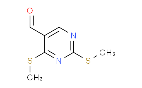 CAS No. 1372096-40-6, 2,4-Bis(methylthio)pyrimidine-5-carbaldehyde
