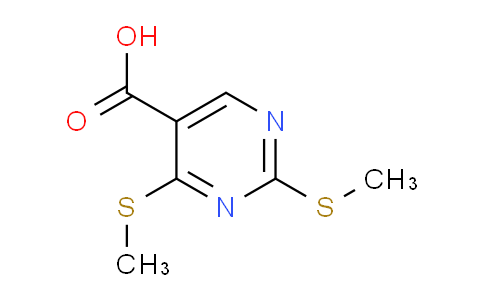CAS No. 6299-27-0, 2,4-Bis(methylthio)pyrimidine-5-carboxylic acid