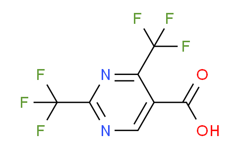 CAS No. 188781-46-6, 2,4-Bis(trifluoromethyl)pyrimidine-5-carboxylic acid