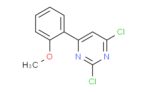 CAS No. 1353856-29-7, 2,4-Dichloro-6-(2-methoxyphenyl)pyrimidine