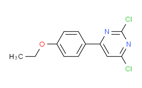 CAS No. 881194-50-9, 2,4-Dichloro-6-(4-ethoxyphenyl)pyrimidine