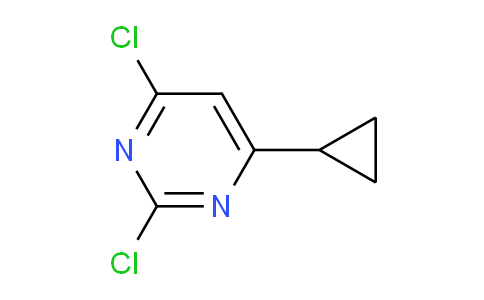 CAS No. 21573-07-9, 2,4-Dichloro-6-cyclopropyl-pyrimidine