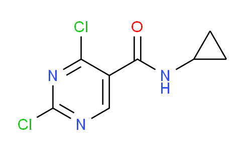 CAS No. 1017464-37-7, 2,4-Dichloro-N-cyclopropylpyrimidine-5-carboxamide
