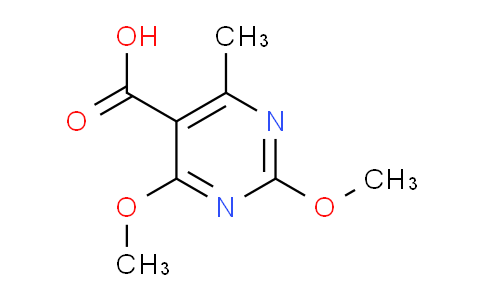 CAS No. 106852-32-8, 2,4-Dimethoxy-6-methylpyrimidine-5-carboxylic acid