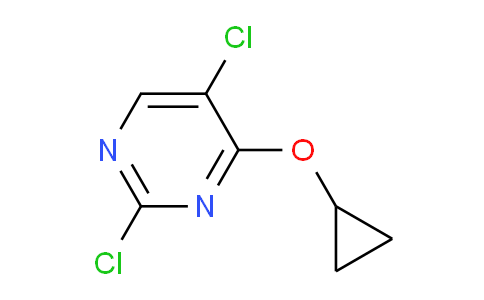 CAS No. 1823893-30-6, 2,5-Dichloro-4-cyclopropoxypyrimidine
