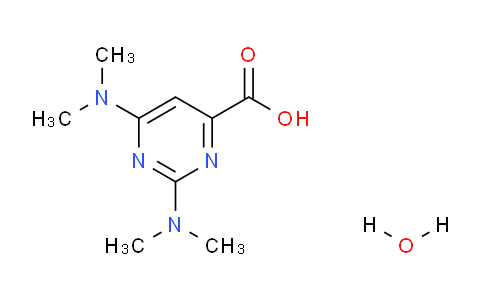 CAS No. 386715-39-5, 2,6-Bis(Dimethylamino)pyrimidine-4-carboxylic acid hydrate