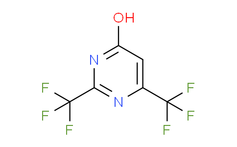 CAS No. 884-30-0, 2,6-Bis(trifluoromethyl)pyrimidin-4-ol