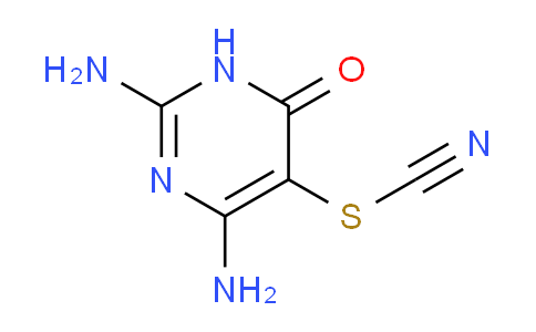 CAS No. 22288-75-1, 2,6-Diamino-5-thiocyanatopyrimidin-4(3H)-one