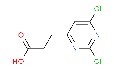 CAS No. 212650-39-0, 2,6-Dichloro-4-pyrimidinepropanoic Acid